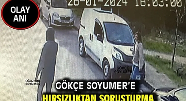 GÖKÇE SOYUMER’E HIRSIZLIKTAN  SORUŞTURMA