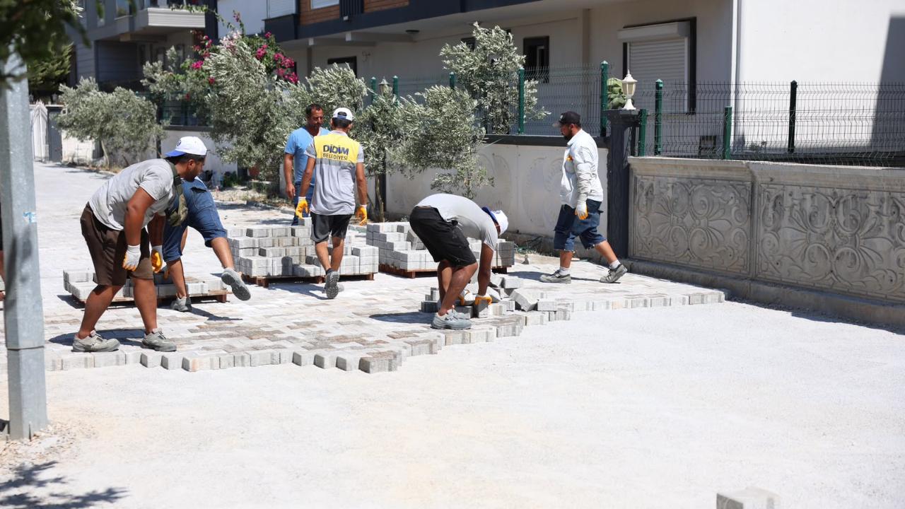 DİDİM BELEDİYESİ’NDEN EFELER MAHALLESİ’NDE ULAŞIMI GÜÇLENDİREN ÇALIŞMA