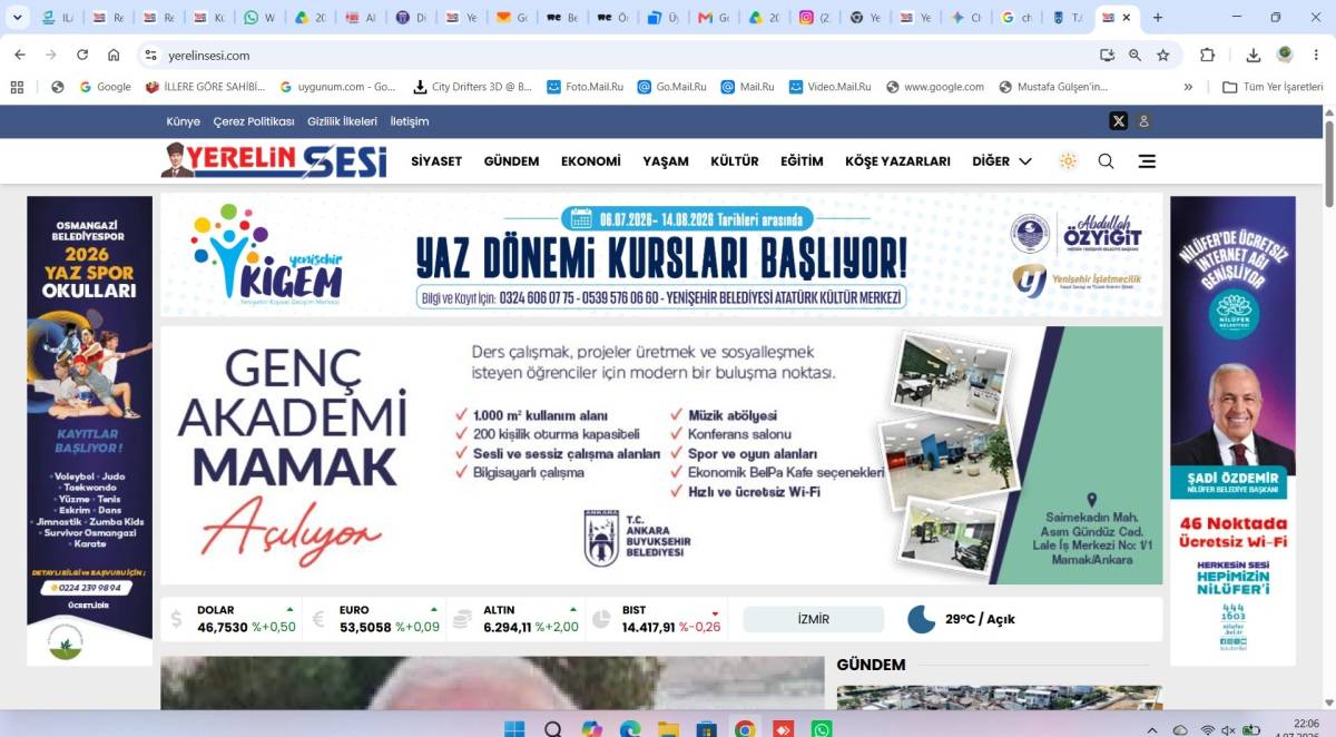 Ankara Büyükşehir Mamak Genç Akademi Açılıyor